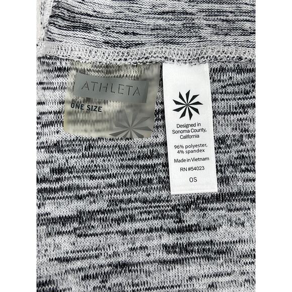 Athleta Infinity Scarf Womens Circle Gray Heathered Warm Athleisure Lightweight - Picture 3 of 3